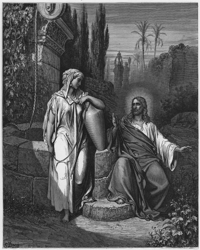 Jésus et la femme de Samarie - Gustave Dore